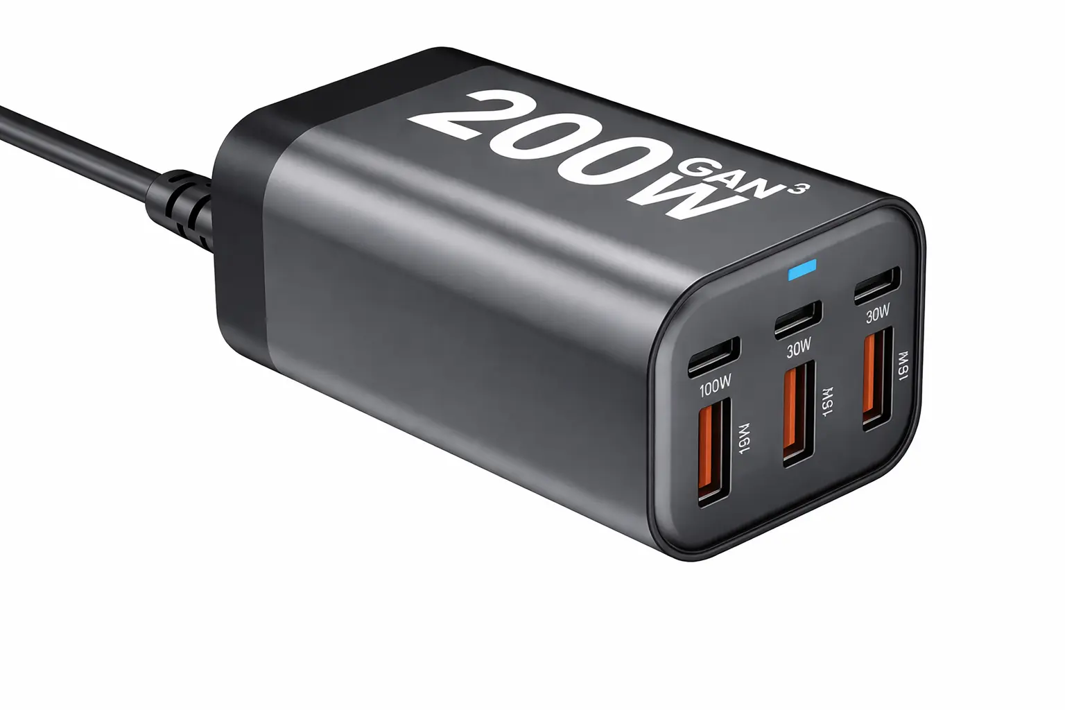 Chargeur USB-C PD multi-ports — négociation de tension indépendante